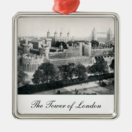 The Tower of London Metalen Ornament (Voorkant)