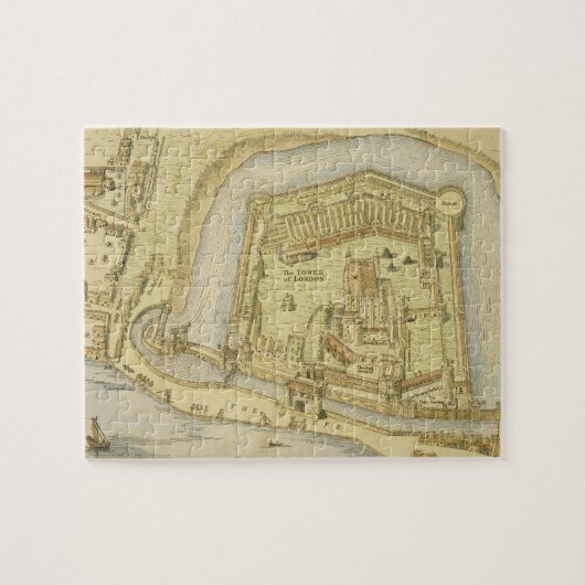 The Tower of London, uit een enquête van 1597 van Legpuzzel (Horizontaal)