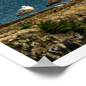 The Towering Bastion of Fair Head Poster (Hoek)