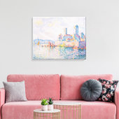 The Towers of Antibes (door Paul Signac) Canvas Afdruk (Insitu (Woonkamer))