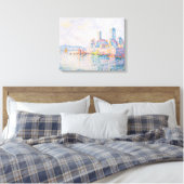 The Towers of Antibes (door Paul Signac) Canvas Afdruk (Insitu (Slaapkamer))