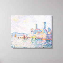 The Towers of Antibes (door Paul Signac) Canvas Afdruk