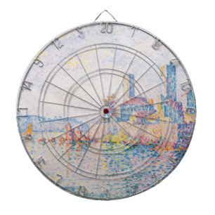 The Towers of Antibes (door Paul Signac) Dartbord