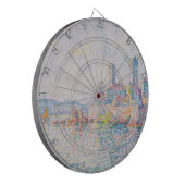 The Towers of Antibes (door Paul Signac) Dartbord (Voorkant Links)