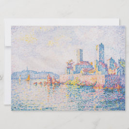 The Towers of Antibes (door Paul Signac) Kaart