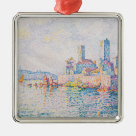 The Towers of Antibes (door Paul Signac) Metalen Ornament