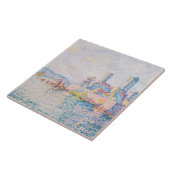 The Towers of Antibes (door Paul Signac) Tegeltje (Zijkant)