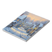 The Town In Winter Notitieblok (Linkerzijde)