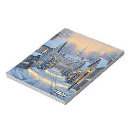 The Town In Winter Notitieblok