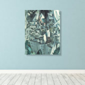 The Town No.2, 1910 Canvas Afdruk (Insitu (Houten vloer))