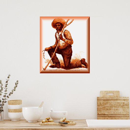 "The Tracker~Australian Aborigine" Poster (Keuken)