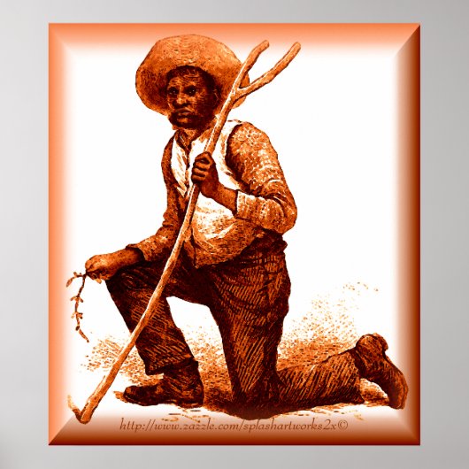 "The Tracker~Australian Aborigine" Poster (Voorkant)