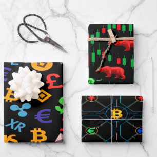The Trader Dream Collection Kaarsgrafieken Inpakpapier Vel