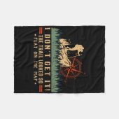 The Trail Looked So Flat On Map Funny Hiking Slow Fleece Deken (Voorkant (Horizontaal))