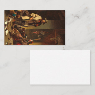 The Trapper's Cabin, 1858 door John Mix Stanley Visitekaartje