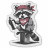The Trash King Sticker (Voorkant)