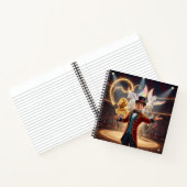 The Traveling Circus Ringmaster Notebook Notitieboek (Binnen)