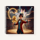 The Traveling Circus Ringmaster Notebook Notitieboek (Voorkant)