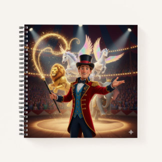 The Traveling Circus Ringmaster Notebook Notitieboek