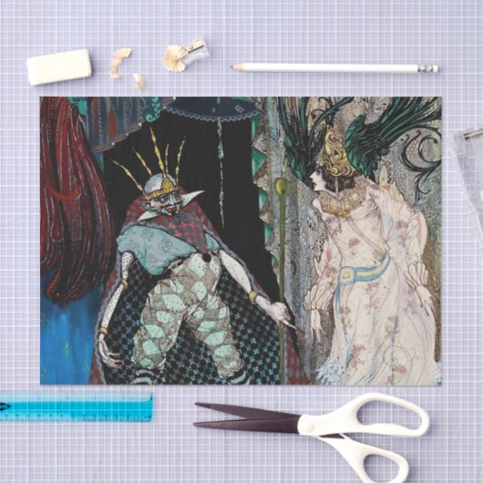 "The Traveling Companion" van Harry Clarke Tissuepapier (Craft)