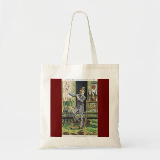 "The Traveling Quack" Snake Oil Salesman Tote Bag (Voorkant)