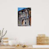 The Treasury - Al Khazneh - Petra, Jordanië Poster (Keuken)