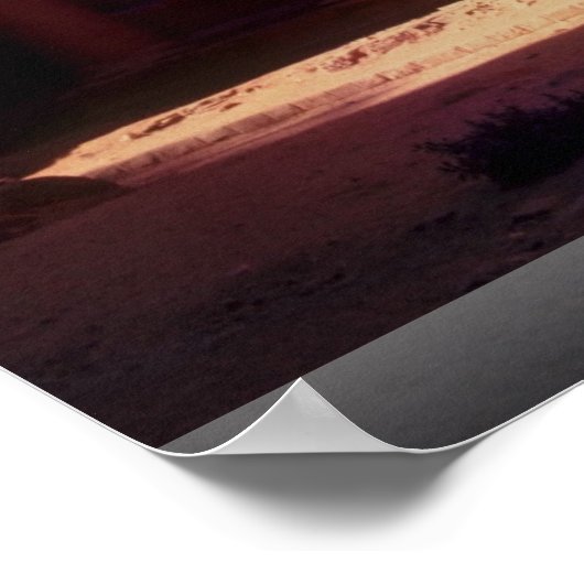 The Treasury, Petra, de oude stad van het noordwes Poster (Hoek)