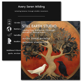 The Tree Between Worlds | Tree of Life Designs Vierkante Visitekaartje