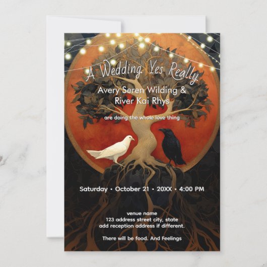 The Tree Between Worlds | Tree of Life R&B Kaart (Voorkant)