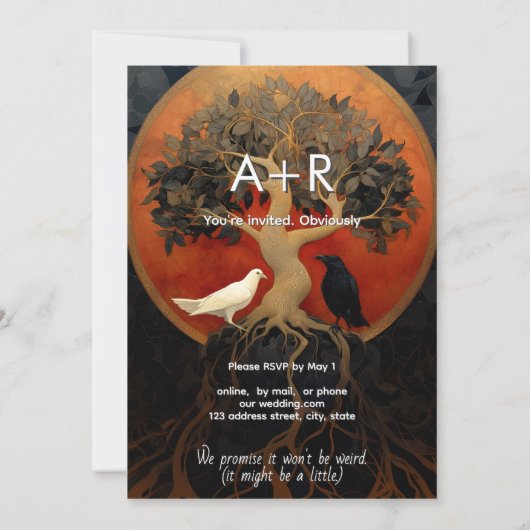 The Tree Between Worlds | Tree of Life R&B Kaart (Achterkant)