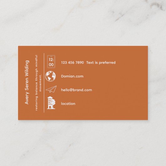 The Tree Between Worlds | Tree of Life R&B Visitekaartje (Achterkant)