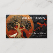 The Tree Between Worlds | Tree of Life Red/Blk Visitekaartje (Voorkant)