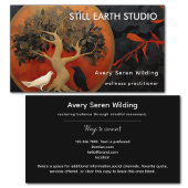 The Tree Between Worlds | Tree of Life Red/Blk Visitekaartje