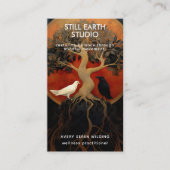 The Tree Between Worlds | Tree of Life Red/Blk Visitekaartje (Voorkant)