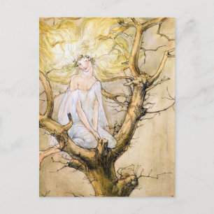 The Tree Fairy Vintage  Briefkaart