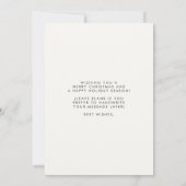 The tree is the only thing getting lit Funny 2022 Feestdagenkaart (Achterkant)