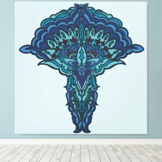 The Tree of Giving Canvas Afdruk (Insitu (Houten vloer))