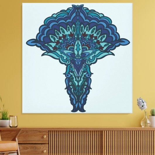 The Tree of Giving Canvas Afdruk (Insitu (Woonkamer))