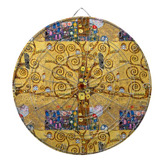 “ The Tree of Life ” , Gustav Klimt Dartbord (Voorkant)