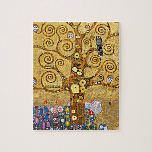 “ The Tree of Life ” , Gustav Klimt Legpuzzel (Verticaal)