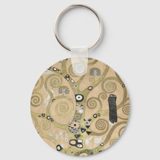 The Tree of Life, Gustav Klimt OIl Painting Sleutelhanger (Voorkant)