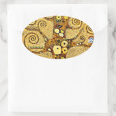 “ The Tree of Life ” , Gustav Klimt Ovale Sticker (Tas)