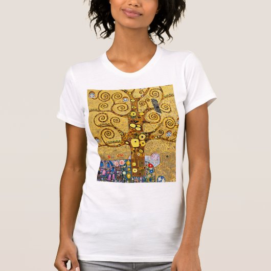 “ The Tree of Life ” , Gustav Klimt T-shirt (Voorkant)
