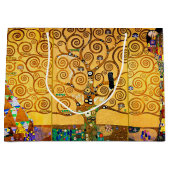 The Tree of Life, Klimt Large Gift Bag Groot Cadeauzakje (Voorkant)