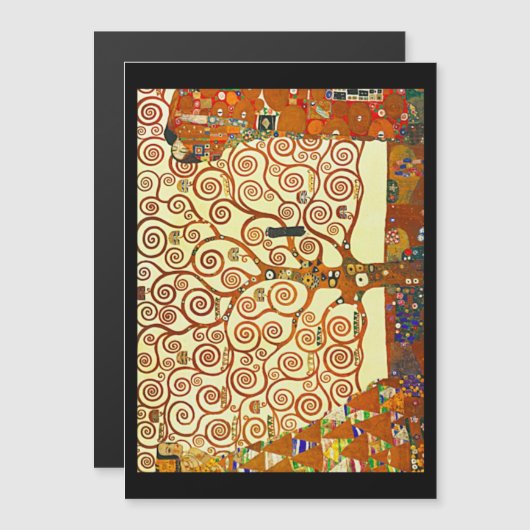 The Tree of Life van Gustav Klimt, Magnetische Uitnodiging (Voorkant / Achterkant)