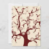 The Tree of Life Wedding Invitation Kaart (Voorkant)