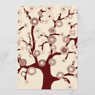 The Tree of Life Wedding Invitation Kaart