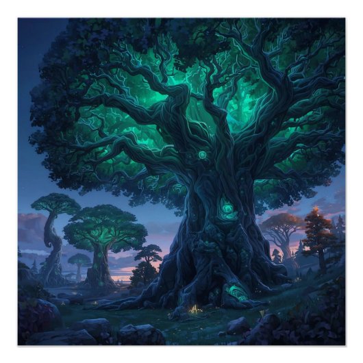 The Tree that holds magic Perfect Poster (Voorkant)