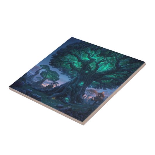 The Tree that holds magic Tegeltje (Zijkant)