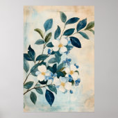 The tree with golden leaves is a popular wall poster (Voorkant)